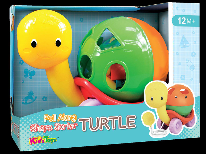 Pull Toy Shape Sorter Turtle