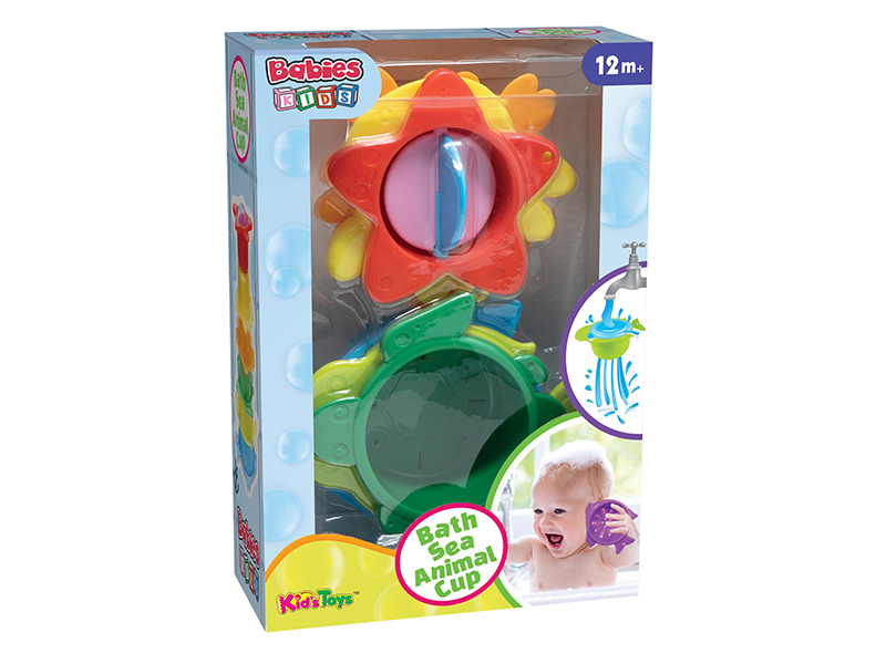 Bath Toy Sea Animal Cup 6pcs