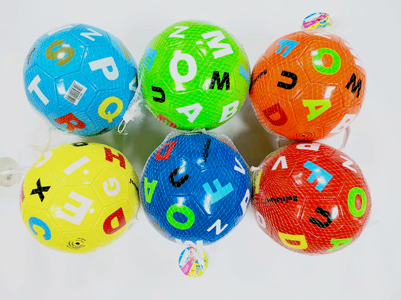 6 Inch Alphabet Footballl Toy