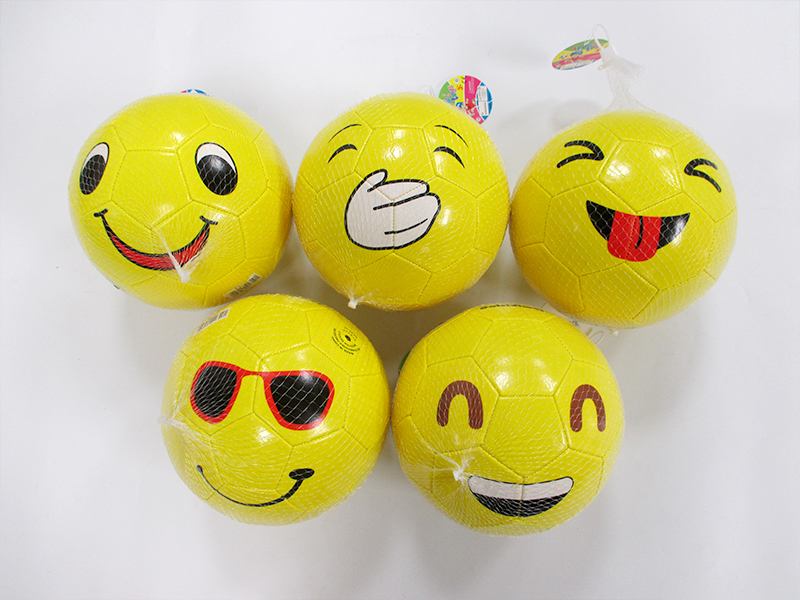 9 Inch Yellow Expression Football