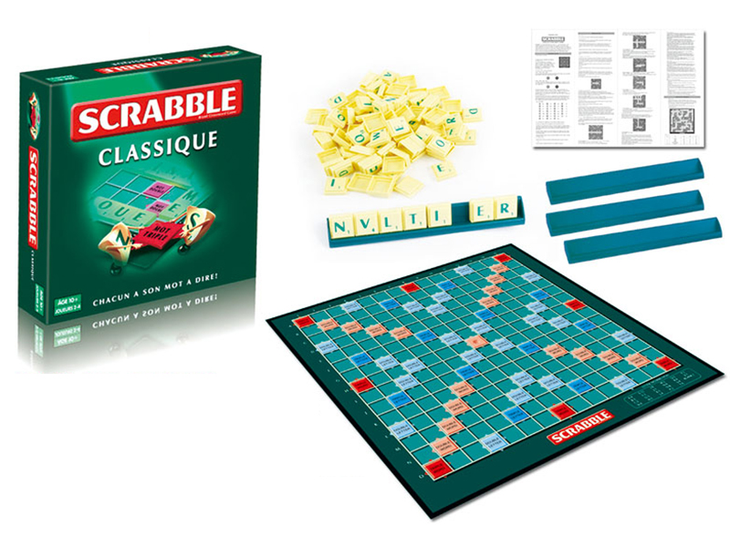 French Scrabble Brand Crossword Game