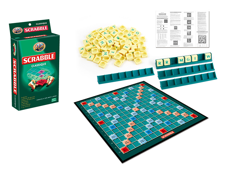 French Scrabble Brand Crossword Game
