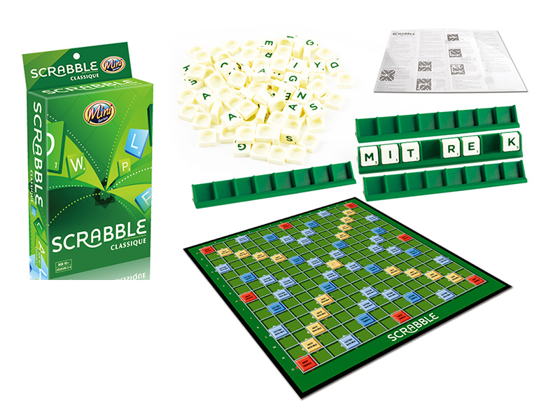 French Scrabble Brand Crossword Game