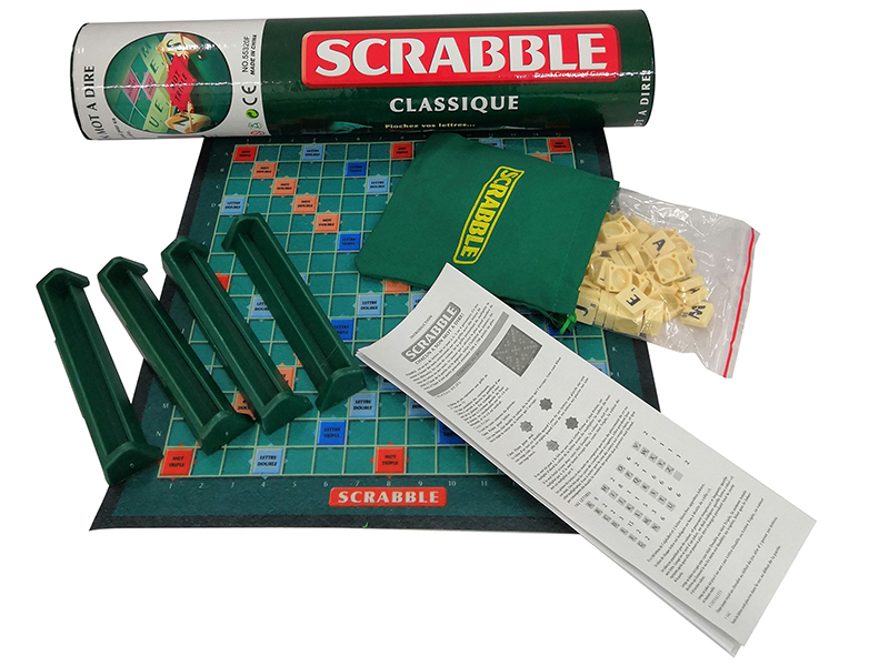 French Scrabble Brand Crossword Game
