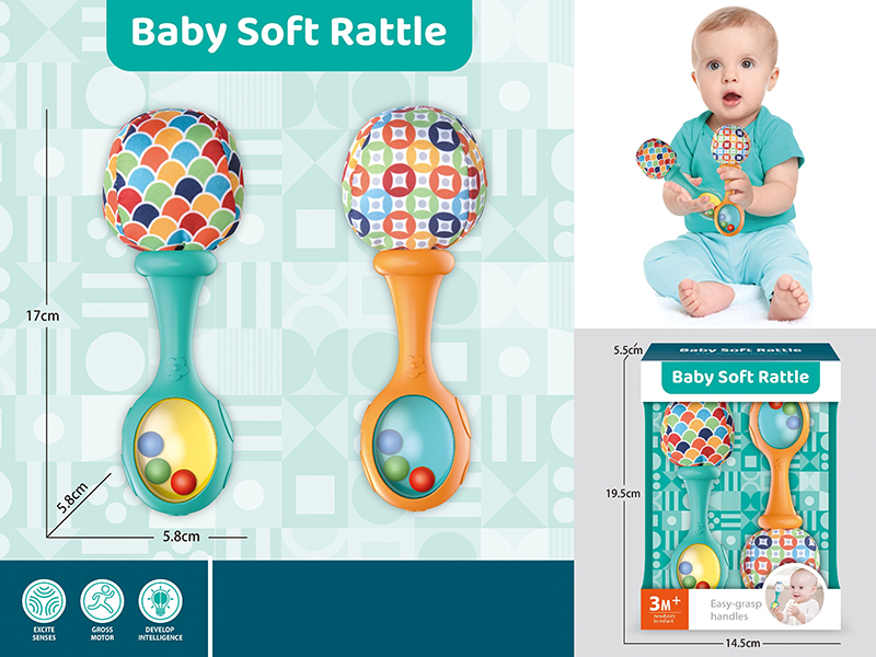 Baby Soft Rattle Sand Hammer
