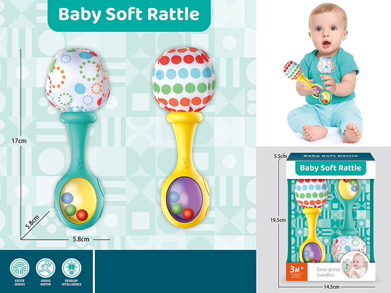 Baby Soft Rattle Sand Hammer