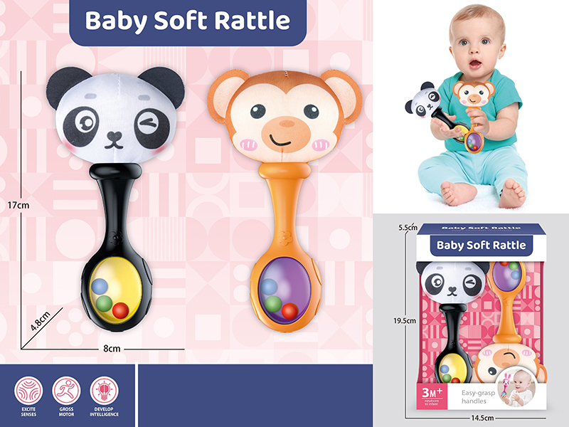 Baby Soft Rattle Sand Hammer