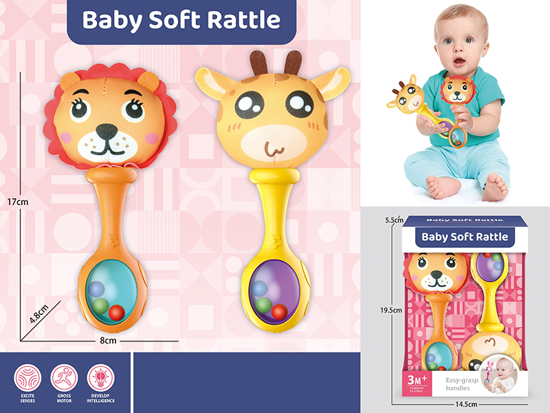 Baby Soft Rattle Sand Hammer