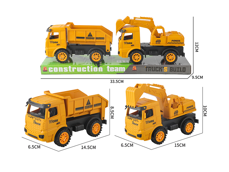 Engineering Friction Tipper+Friction Hook Locomotive