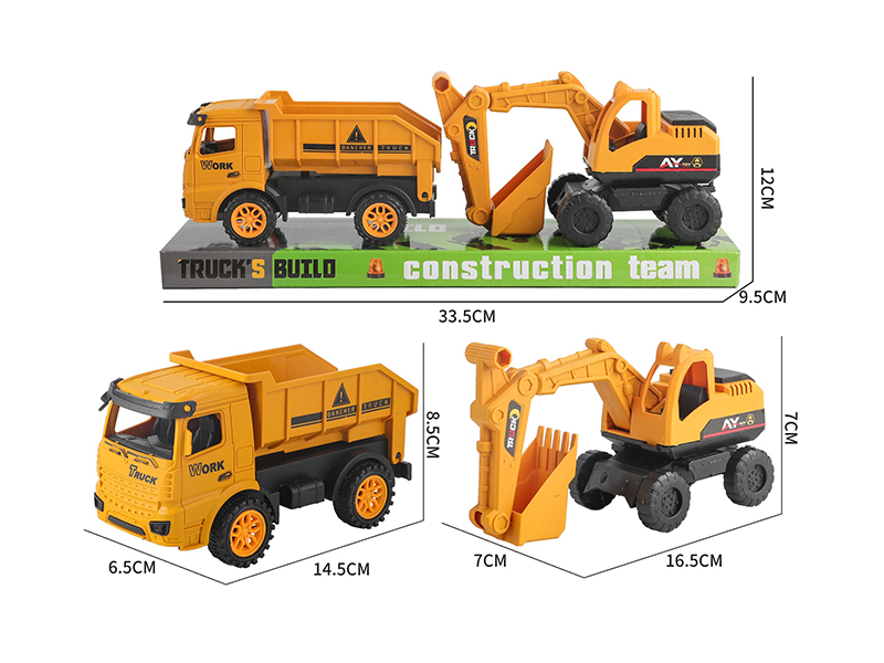 Engineering Friction Tipper+Slide Hook Locomotive