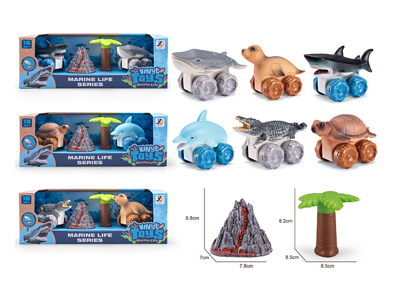 Slide Ocean Car Set