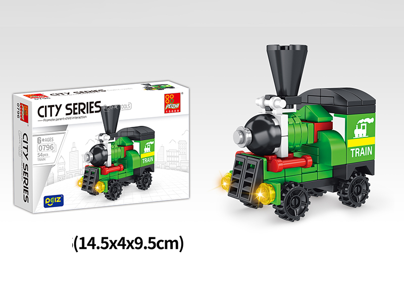 54PCS Train Building Block