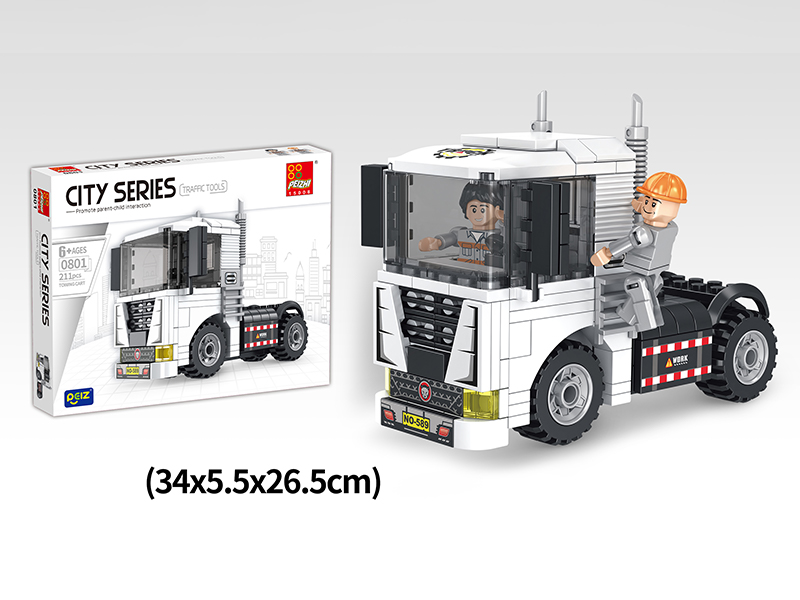 211PCS Tractor Building Blocks