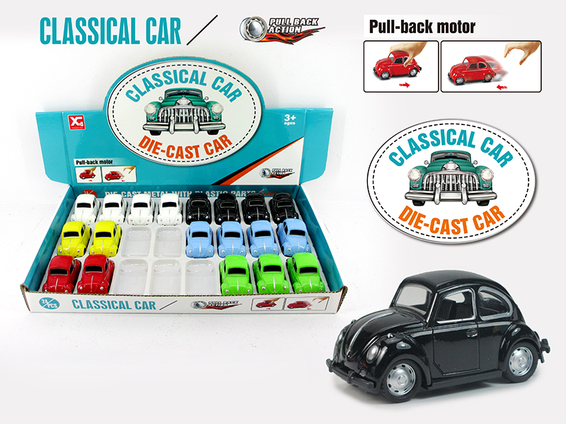 Pull Back Alloy Vintage Car(24PCS)