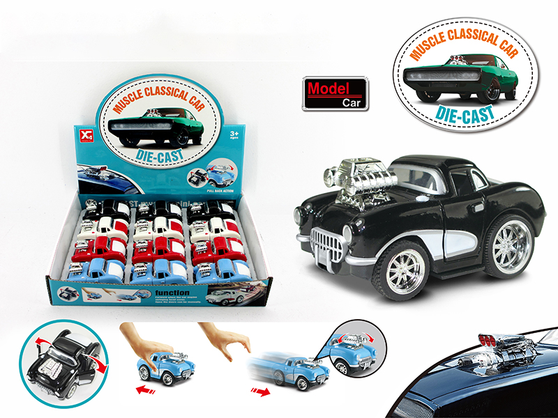 Pull Back  Alloy Car (Chevrolet) 24pcs