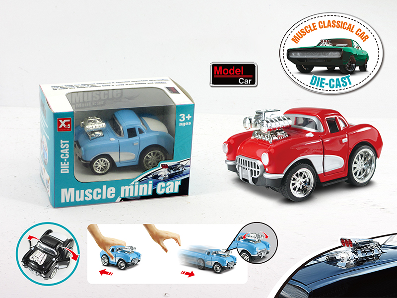 Pull Back Alloy Chevrolet(2 Doors Open)