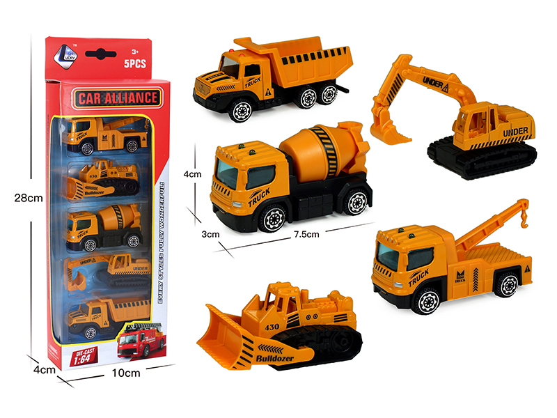 1:64 Alloy Slide Engineering Truck