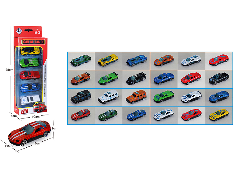 1:64 Alloy Slide Sports Car