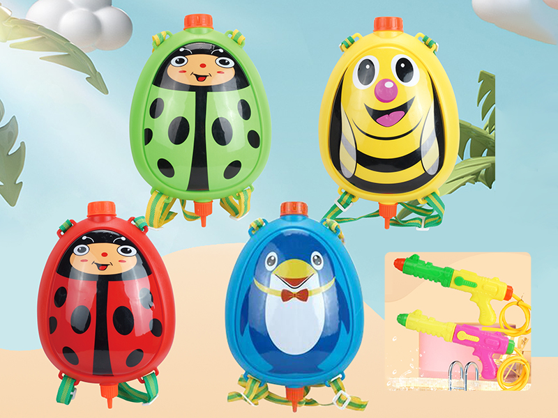 Bee/Ladybird/Penguin Backpack Water Gun
