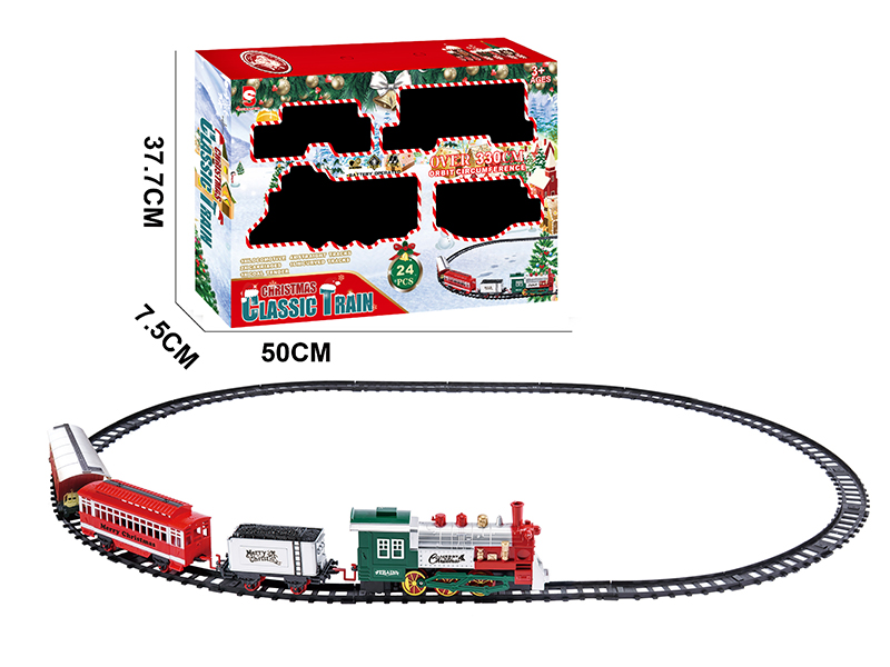 B/O Train Track(Light &Music)14pcs
