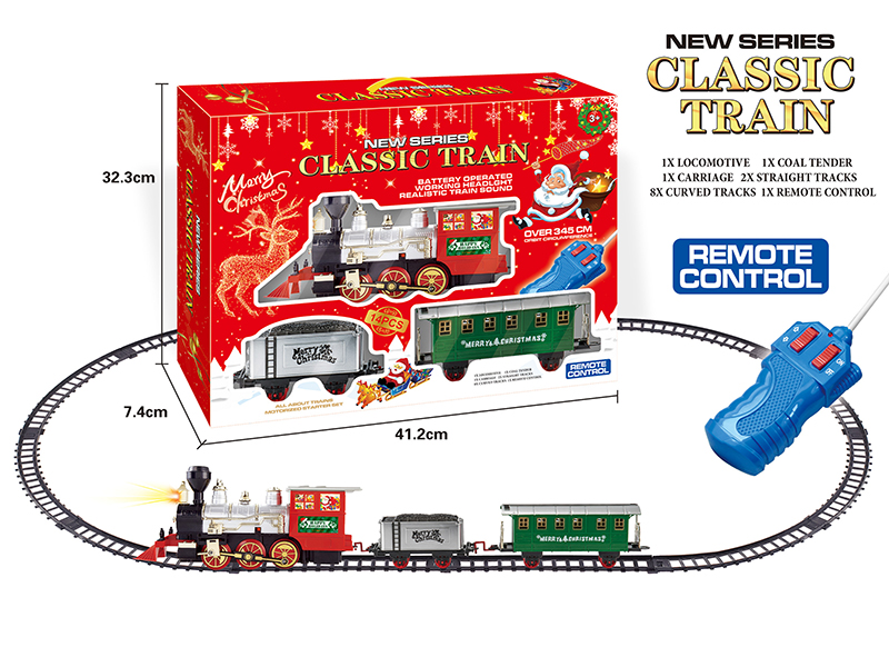 Remote Control Train Track With Light And Music