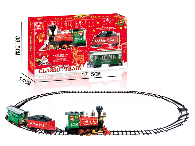 B/O Christmas Train Track(Light &Music)23pcs