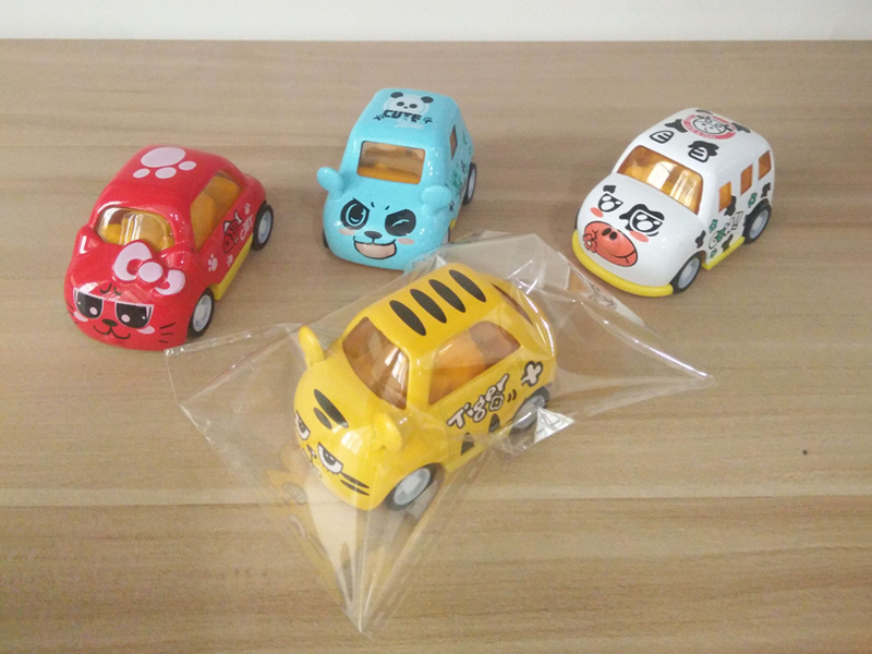 Alloy Pull Back Cartoon Car - Animal