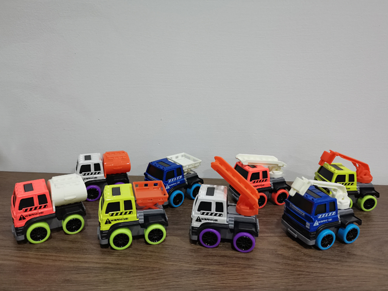 Alloy Pull Back Fire Engine