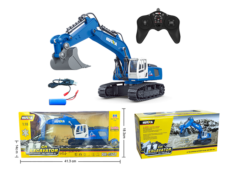 1:18 11Ch R/C Semi-Alloy Excavator