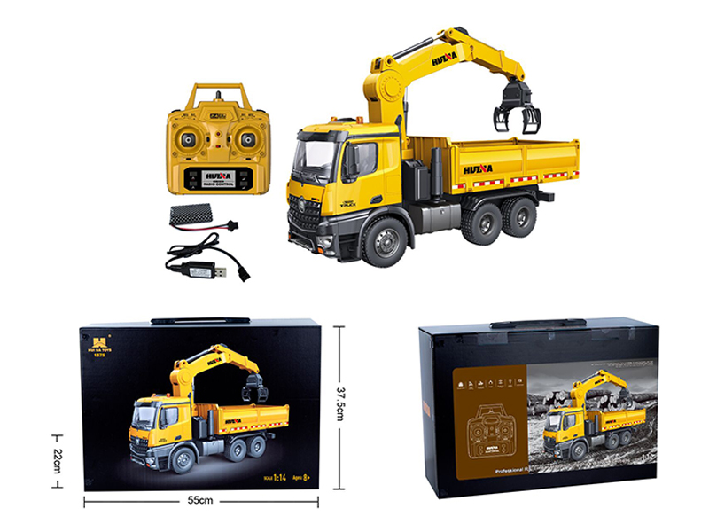 1:14 26Ch R/C Semi-Alloy Grab Wood Dump Truck