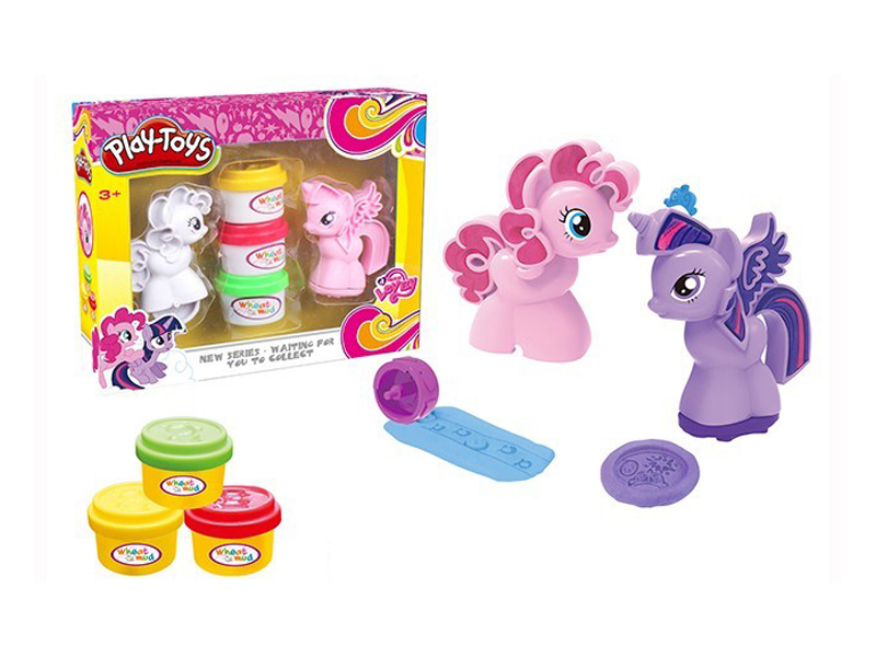 Colored Mud+2 Ponies