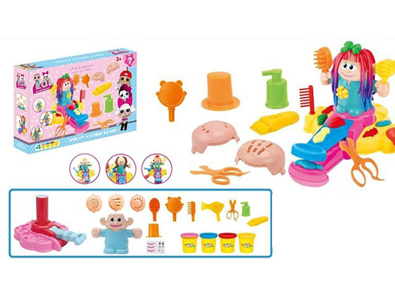 Surprised Colore Mud Barber