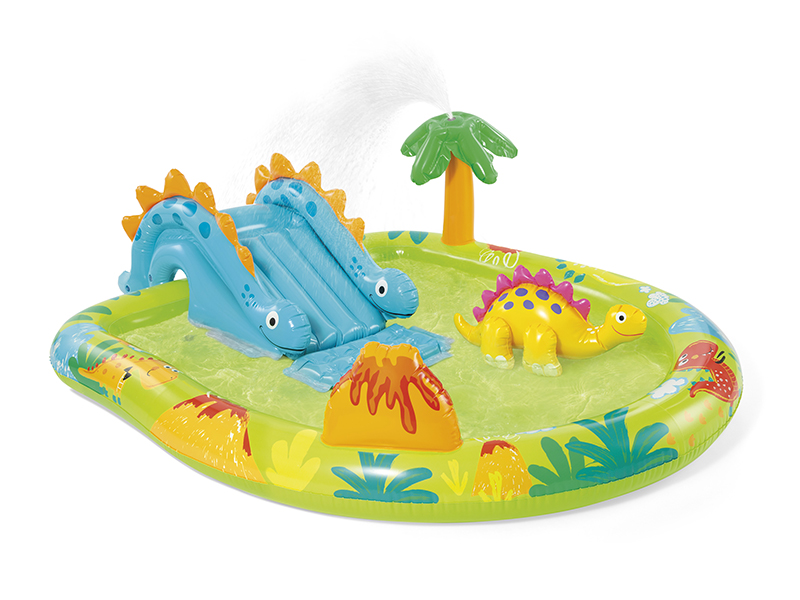 Inflatable Volcano Lsland Dinosaur Park Swimming Pool