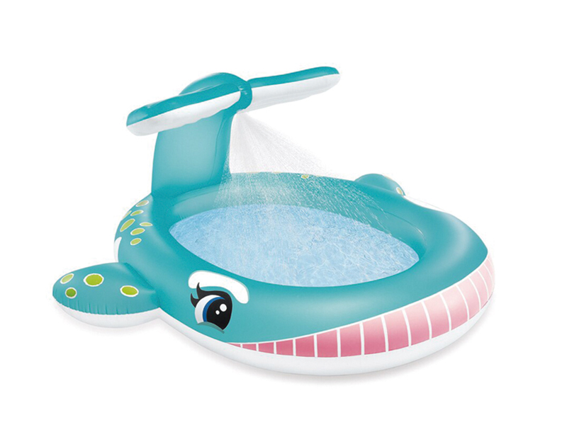 Inflatable Whale Spray Water Swimming Pool