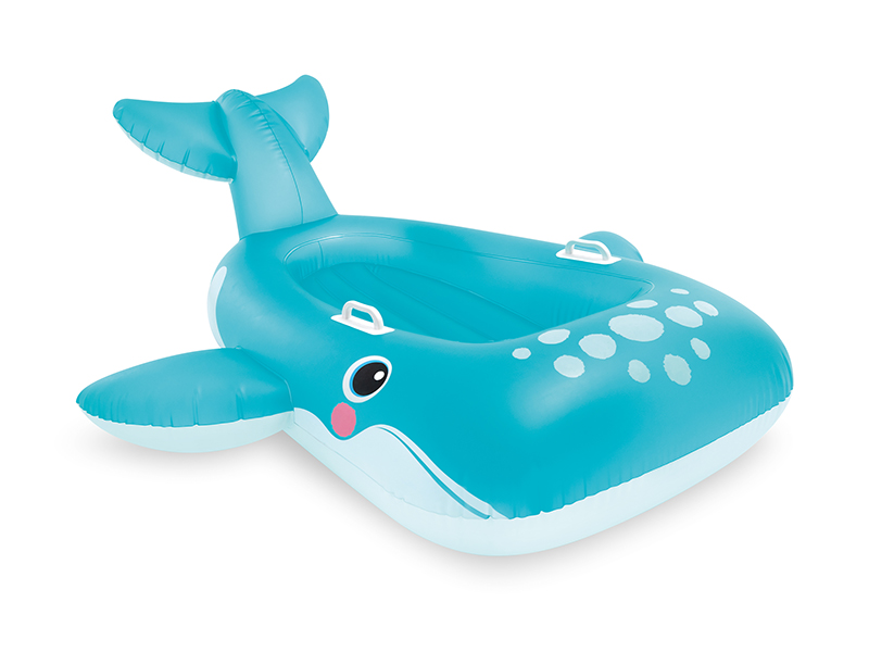 Inflatable Whale Floating Mat Ride-On