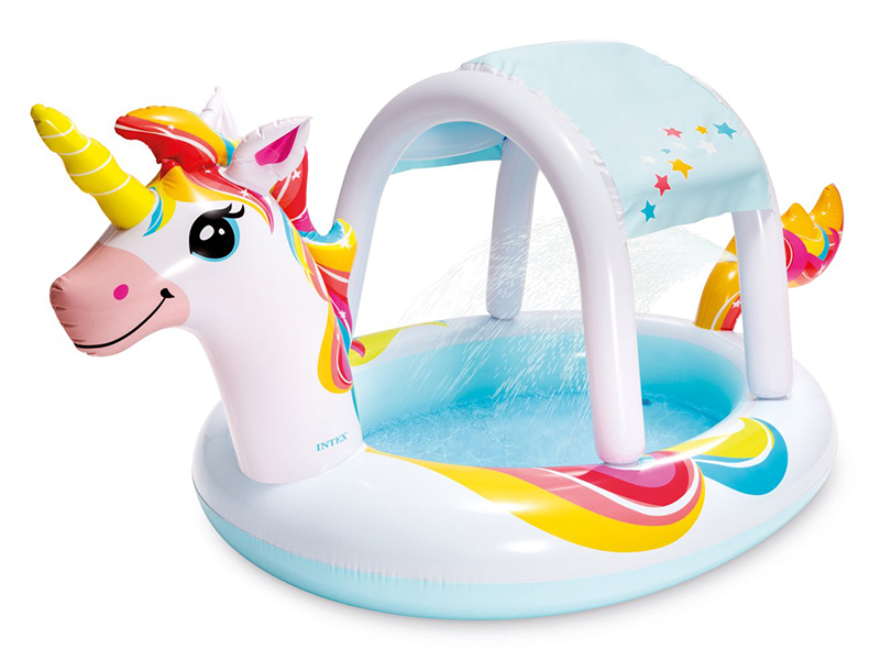 Inflatable Unicorn Spray Water Swimming Pool