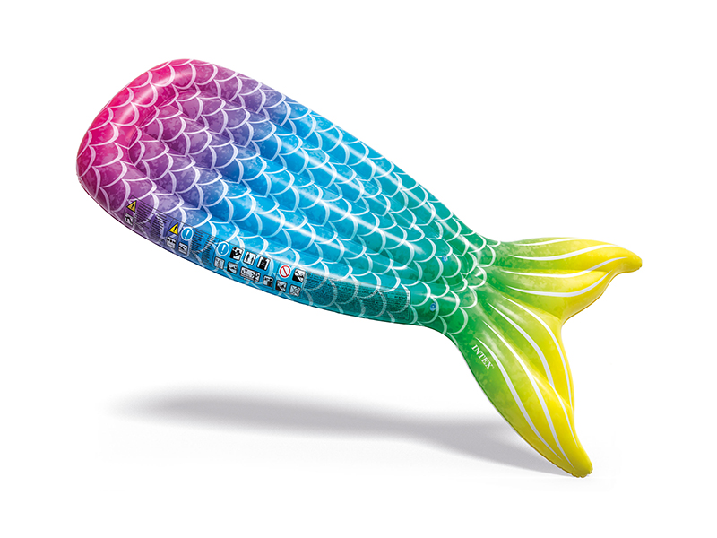 Inflatable Fish Tail Floating Mat