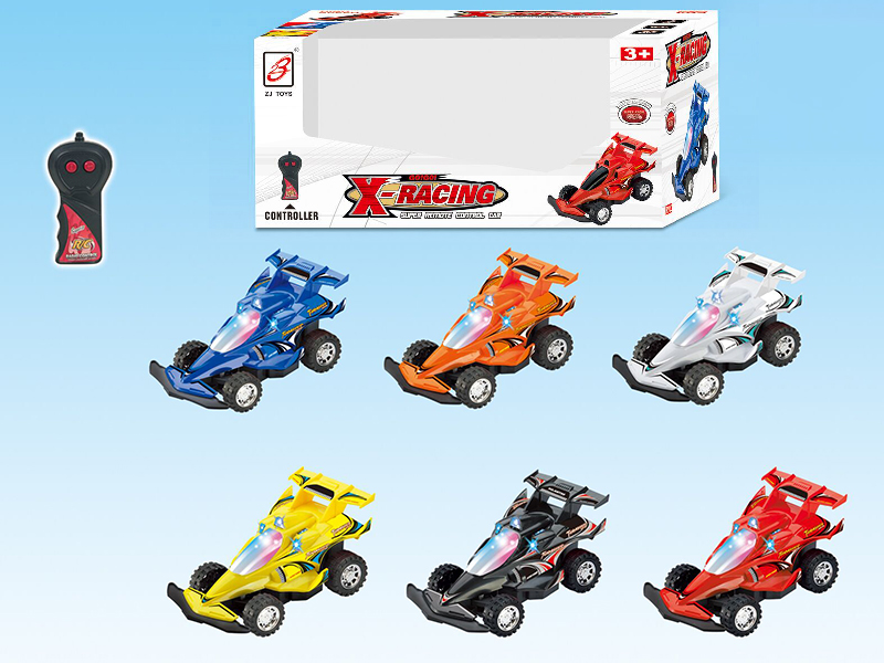 2-Channel Remote Control Car With Light(6 Colors)Not Included Battery