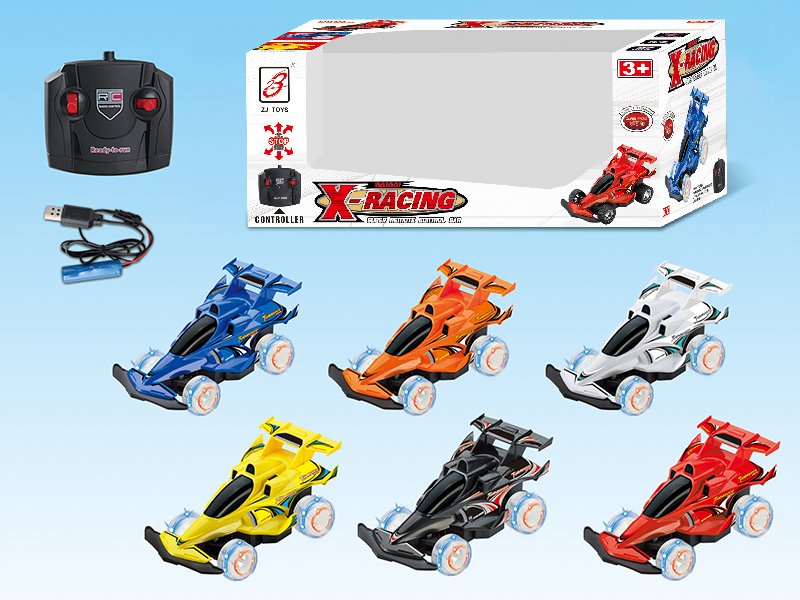 4-Channel Remote Control Car With Light(6 Colors)Included Battery