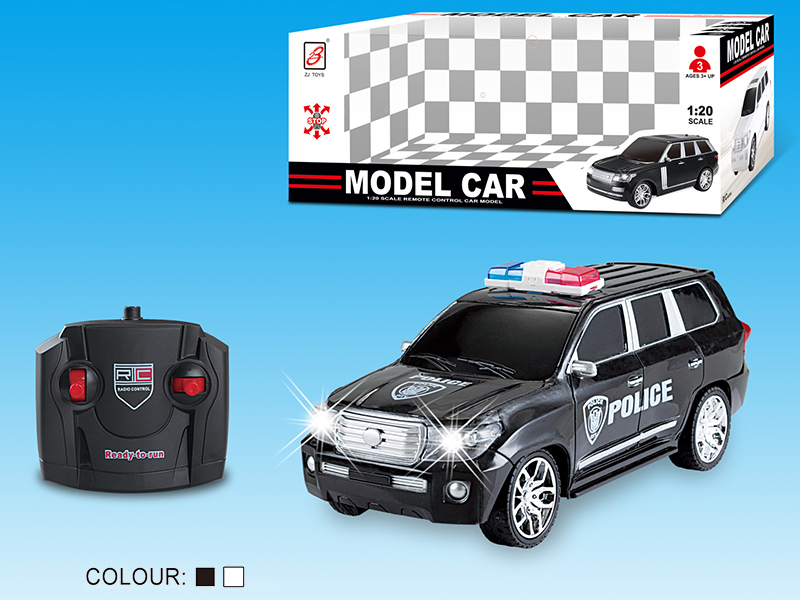 1:20 4-Channel Remote Control Police Car(Not Included Battery)