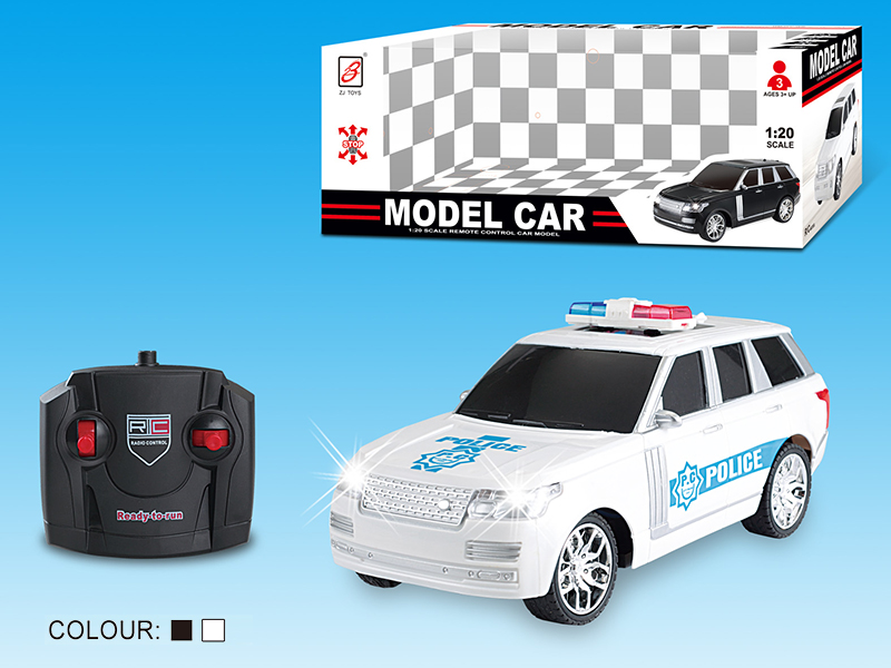 1:20 4-Channel Remote Control Police Car(Not Included Battery)