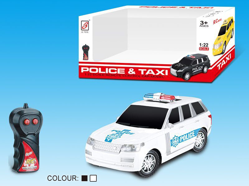 1:22 2-Channel Remote Control Police Car(Not Included Battery)