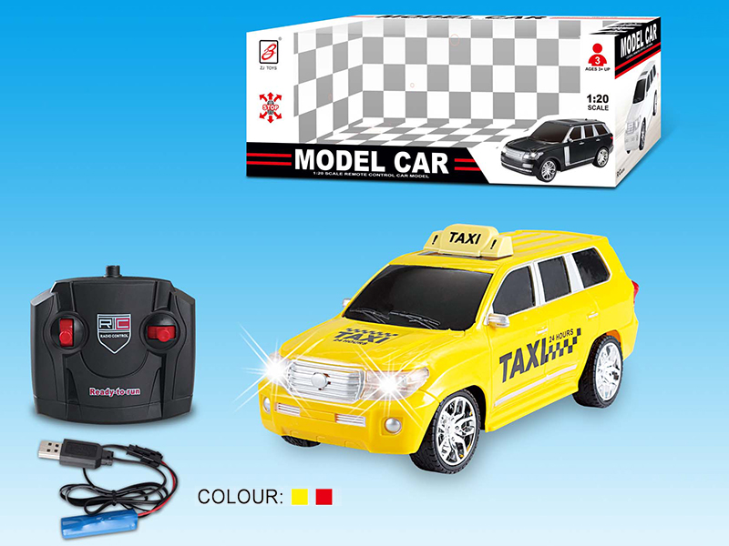 1:20 4-Channel Remote Control Taxi (Toyota)Included Battery