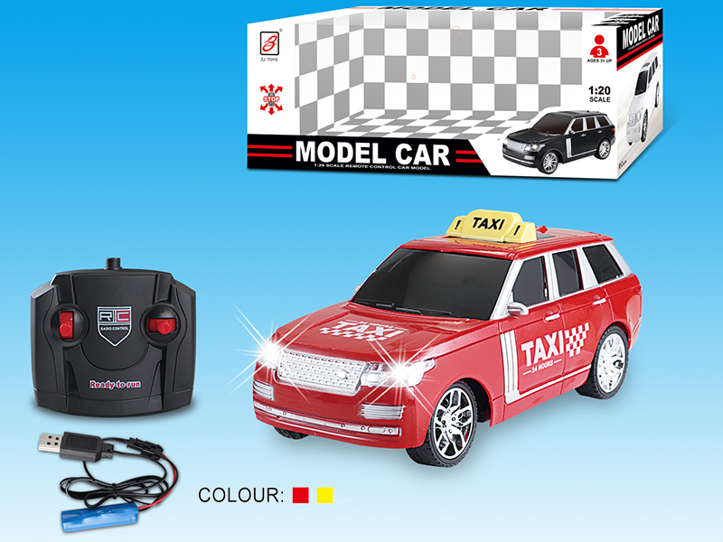 1:20 4-Channel Remote Control Taxi (Land Rover)Included Battery