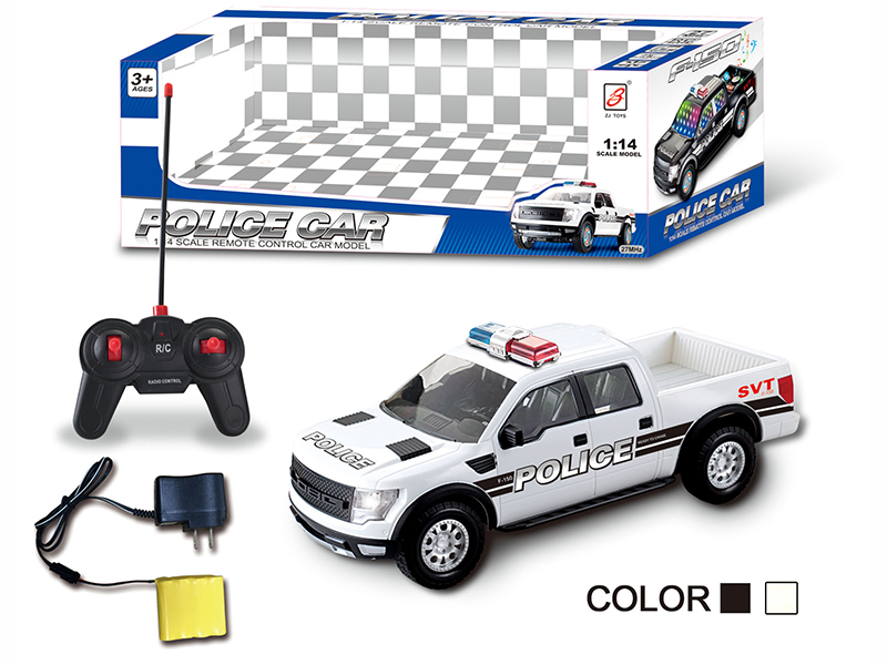 1:14 Ford Pickup 4-Channel Remote Control Police Car (Included Battery)