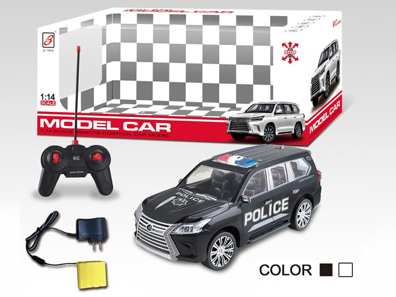 1:14 LX570 4-Channel Remote Control Police Car(Included Battery)