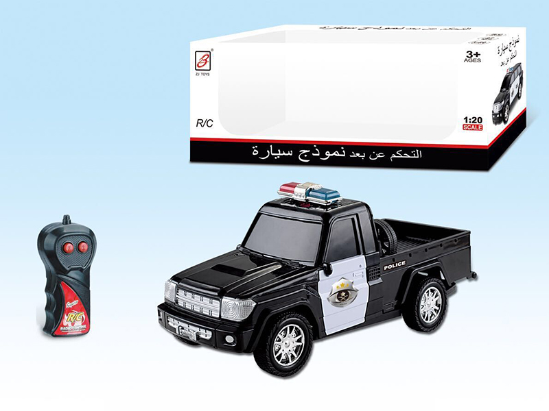 1:20 Pickup 2-Channel Remote Control Police Car(Not Included Battery)