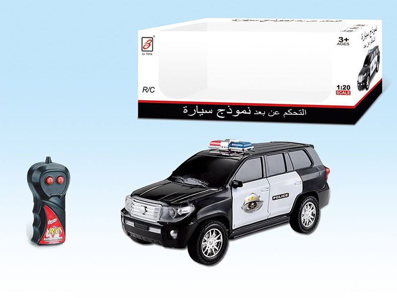 1:20 Toyota 2-Channel Remote Control Police Car(Not Included Battery)