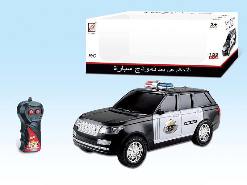 1:20 Land Rover 2-Channel Remote Control Police Car(Not Included Battery)