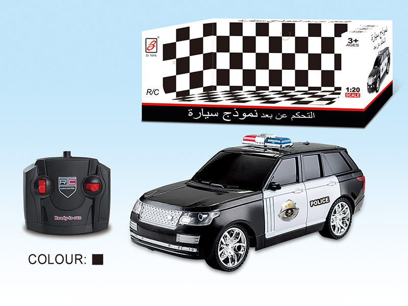 1:20 Land Rover 4-Channel Remote Control Police Car(Not Included Battery)